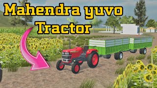 Tractor wala game 🚜🚜  mahendra yuvo new indian tractor game 🚜🚜🔥😍 [upl. by Arad369]