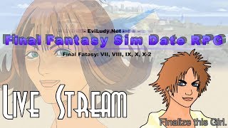 Lets Blindly Stream Final Fantasy Sim Date RPG  2019 Valentines Day Special 💜 [upl. by Maller]