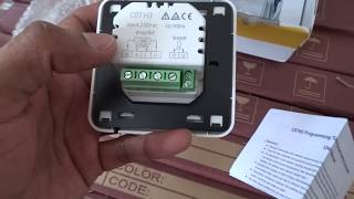 Unboxing an Underfloor Heating Thermostat [upl. by Aliled]