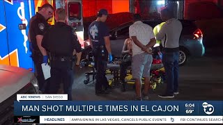 Driver shot by another driver at stoplight in El Cajon [upl. by Wirth]