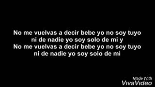 Bad Bunny  Solo De Mi Letra [upl. by Saltsman]