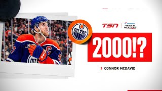 Dominos Thats Hockey Will McDavid become NHLs second ever 2000point player [upl. by Ecnerolf]