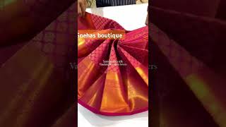 Dharmavaram style wedding Red vadamalli maroon silks sareee [upl. by Amice]