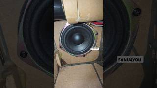 bass testing time impex subwoofer 80w 4quot 7corr speaker conation shorts shortvideo [upl. by Kilby]