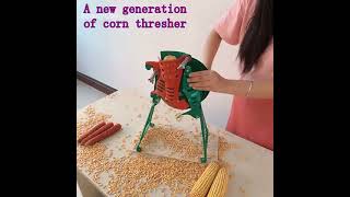 Hand operated manual corn sheller and corn husking machine [upl. by Phil306]