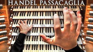 HANDEL PASSACAGLIA IN G MINOR  LARGEST ORGAN IN POLAND  JONATHAN SCOTT [upl. by Sueaddaht]