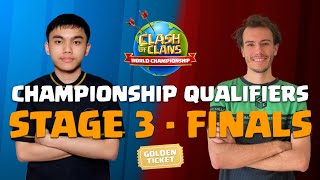 World Championship Qualifiers Stage 3  Finals  Clash of Clans [upl. by Albin87]