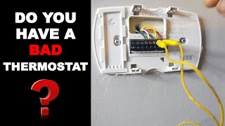 How to Tell if Your Home Thermostat is Bad  Bypass it and Find Out [upl. by Pelletier]