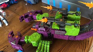 TRANSFORMERS STOP MOTION  REBIRTH 6 SCORPONOK VS FORTRESS MAXIMUS [upl. by Delamare756]