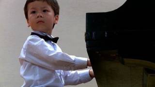 3year Old Piano Prodigy Richard Hoffmann [upl. by Eutnoj753]