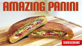 Best Panini 😋 Italian Panini Sandwich recipe 🇮🇹 [upl. by Laryssa]