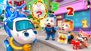 Missing Egg Song  Police Helicopter  Car Song  Rescue Song  Wolfoo Children Song [upl. by Bornstein314]