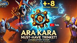 Ara Kara Mythic 8 Augmentation Evoker Showdown High DPS Support Masterclass FULL RUN [upl. by Oijimer]