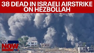 IsraelHamas war 38 dead in Israeli attack on Hezbollah  LiveNOW from FOX [upl. by Ronni]