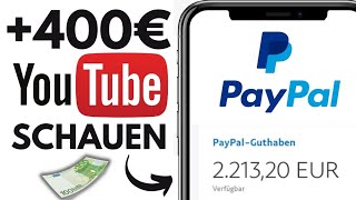 Verdiene 400€ durch Youtube Videos anschauen Online Geld verdienen 2024 ohne Startkapital [upl. by Ordnasil]