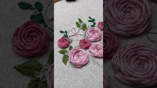 Woven rose hand embroidery wovenrose handembroidery [upl. by September559]