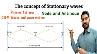 Stationary Wave concept  Node and anti node Urdu Hindi by Dr Hadi [upl. by Blair524]