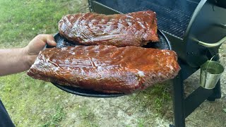 TOO HOT TO FISH Lets smoke some ribs on the new Traeger pro 34 [upl. by Ycnan]