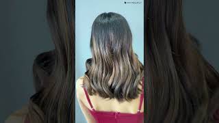 The sunkissed balayage with brush technique  Paddle Brush Highlights  HP Academy [upl. by Nuahc]