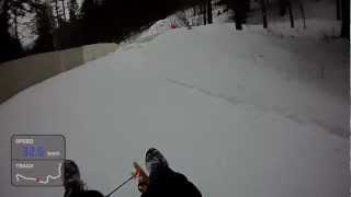 Natural Luge  first run [upl. by Eicram]