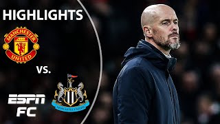 Manchester United vs Newcastle  Carabao Cup Highlights  ESPN FC [upl. by Rakso]