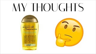 OGX Renewing Argan Oil Of Morocco Penetrating Oil Review [upl. by Niwdog]