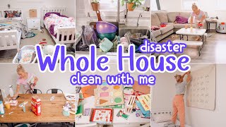 WHOLE HOUSE CLEAN WITH ME  CLEANING MOTIVATION  SUNDAY HOMEMAKING  BECKY MOSS [upl. by Tezzil]