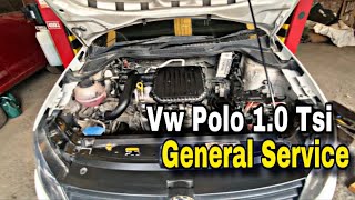 Vw Polo 10 Tsi General Service  Polo Service  Auto X Vlog [upl. by Suriaj901]