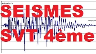 Origine des séismes  SVT 4ème [upl. by Rebmit717]