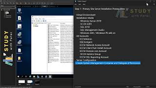 Step by Step SCCMMECM 2203 Installation LAB  01 ✅ Primary Site Server Installation Prerequisites [upl. by Bittner]
