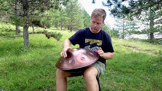 Handpan Meditation in the woodlands of Romania [upl. by Annaillil]