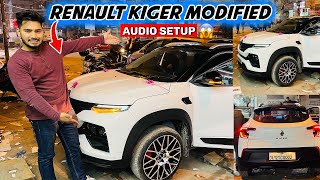 Renault Kiger 2024 Modified 🔥🔥 Audio Setup 16 inch Alloy Wheels For Kiger Kiger Base To Top [upl. by Wsan]