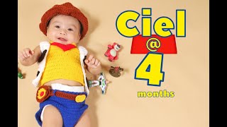 CIEL  4 MONTHS INSPIRED BY TOY STORY CIEL AS WOODY [upl. by Ursulette]