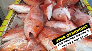 6112024 Red Snapper 39Hr Offshore Fishing Trip  Weather Didnt Stop Us  Hubbards Marina [upl. by Elok]