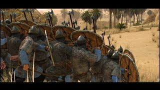 Mount amp Blade II Bannerlord Sturgian Shieldwall vs Battanian Archers [upl. by Macey898]