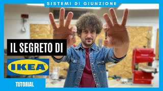 Giunzione perno e barilotto  Tutorial  Sistemi di giunzioni  Fai da te [upl. by Trautman]