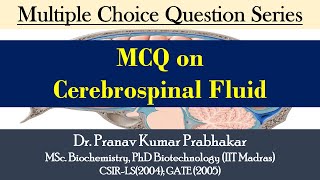 MCQ on Cerebrispinal Fluid pkprabhakar CSF clinicalbiochemistry [upl. by Keen]