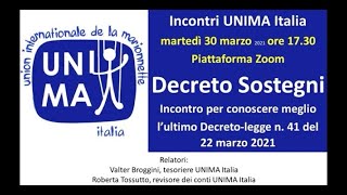 Decreto legge n 41 del 22 marzo 2021 30 marzo 2021 [upl. by Aizat]