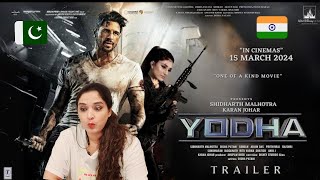 Pakistani reaction on YODHA MOVIE teaser  reaction on YOUDHA TEASER  Siddharth MALHOTRA  DISHA [upl. by Ettennaej]