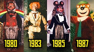 La Evolucion de los Escenarios de Showbiz Pizza Place [upl. by Gerkman]