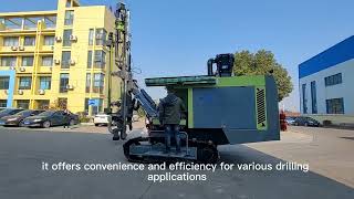 Drill rig and air compressor in one machine [upl. by Leitnahs]