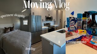 MOVING VLOG  ROOM SET UP FT LULL APARTMENT SHOPPING HAUL CLEANING amp MORE [upl. by Magdau]