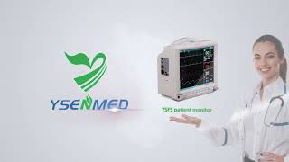 Portable Multi Parameter Patient Monitor Multi Parameter Vital Signs Monitor YSF5 [upl. by Iret790]