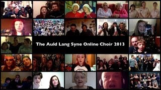 Auld Lang Syne Online Choir Hogmanay Live 2013  BBC One Scotland [upl. by Fagen408]