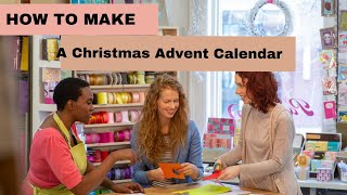 How to make a Christmas Advent Calendar satmornmakes christmascrafts adventcalendar [upl. by Ayaladnot]