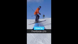 How to Frontside 270 on Skis  Shorts [upl. by Liagibba894]