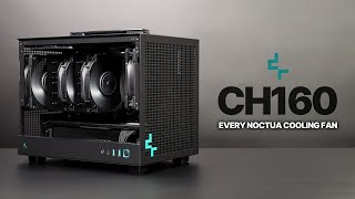 All Black SFF Gaming PC Build  DeepCool CH160  Noctua NHD12L chromaxblack  Radeon 7900 XT [upl. by Cherin]