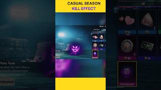 CASUAL SEASON FREE KILL EFFECT ☠️ pubgmobile killeffect free short shorts [upl. by Rasia]