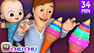 Johny Johny Yes Papa Ice Cream Song  More 3D Nursery Rhymes amp Kids Songs  ChuChu TV [upl. by Alikat]