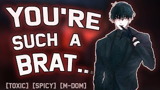 SPICY Stubborn Brat Gets Her Attitude Fixed TOXIC MDOM Possessive Boyfriend ASMR [upl. by Ahsakal]